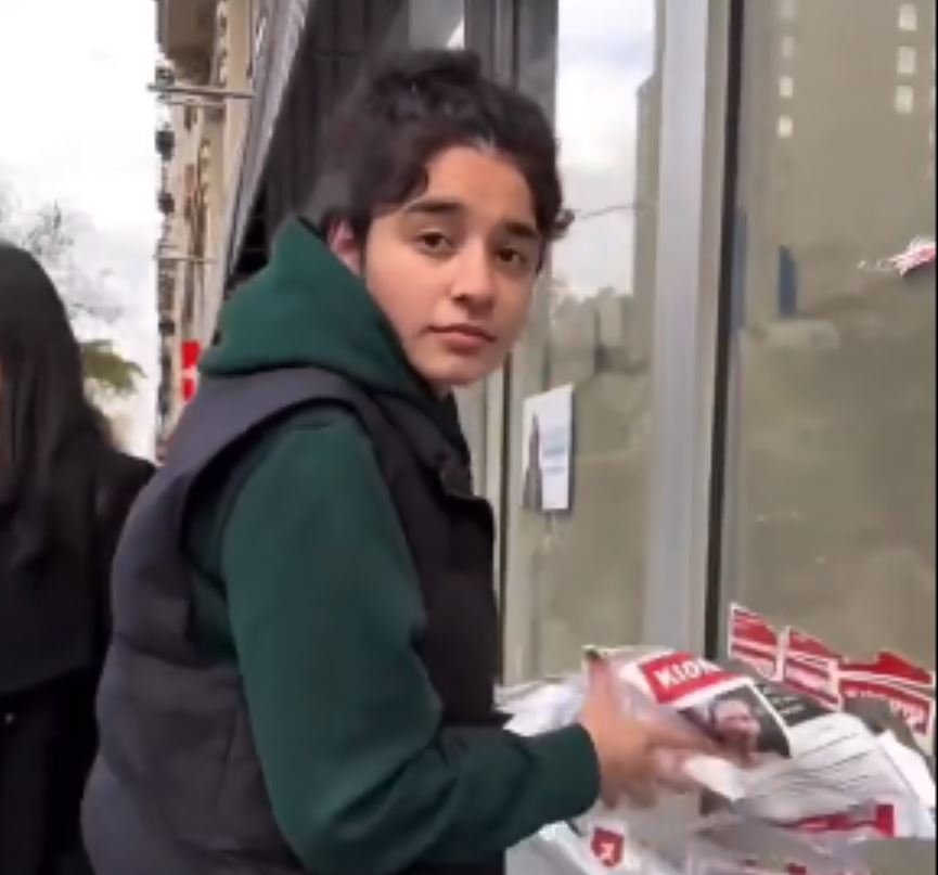Who is Aya Baraket? Anti-Israel activist tears down posters of kidnapped Israeli children